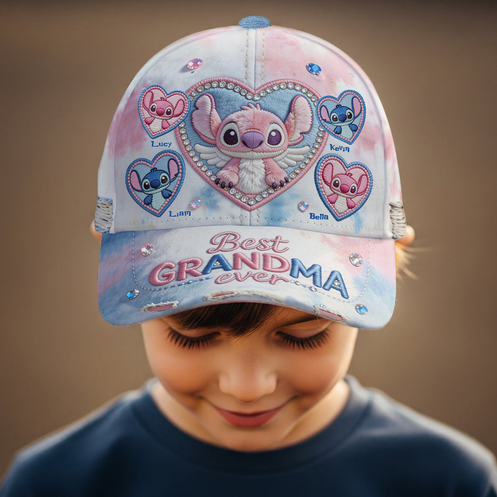 Best Gift For Mom/Grandma Blue Ohana - Personalized Ohana Classic Cap