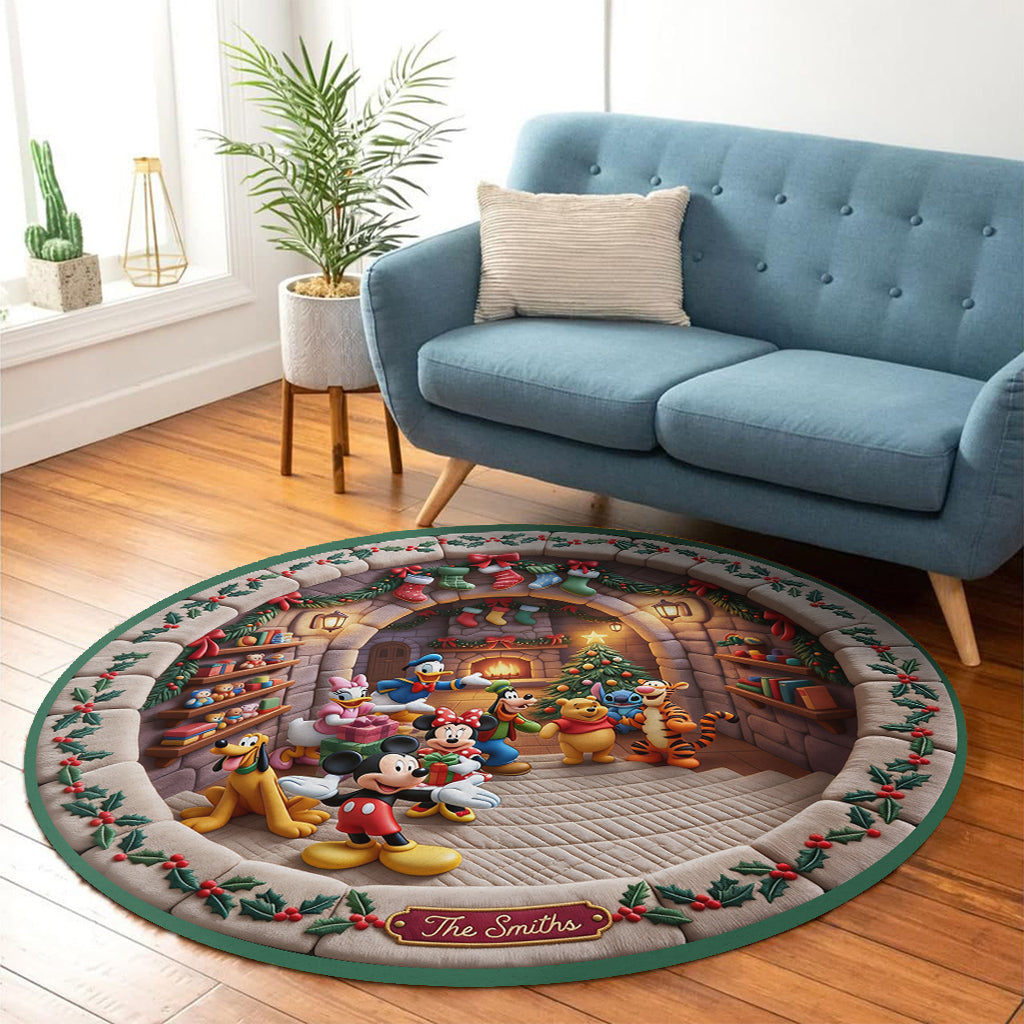 Believe In Magic - Personalized Mouse Round Rug