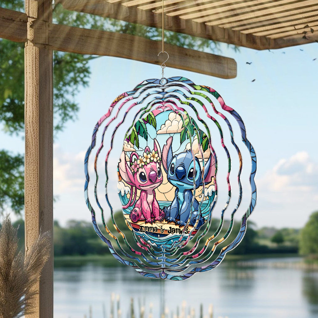 Ohana Summer - Personalized Ohana Wind Spinner