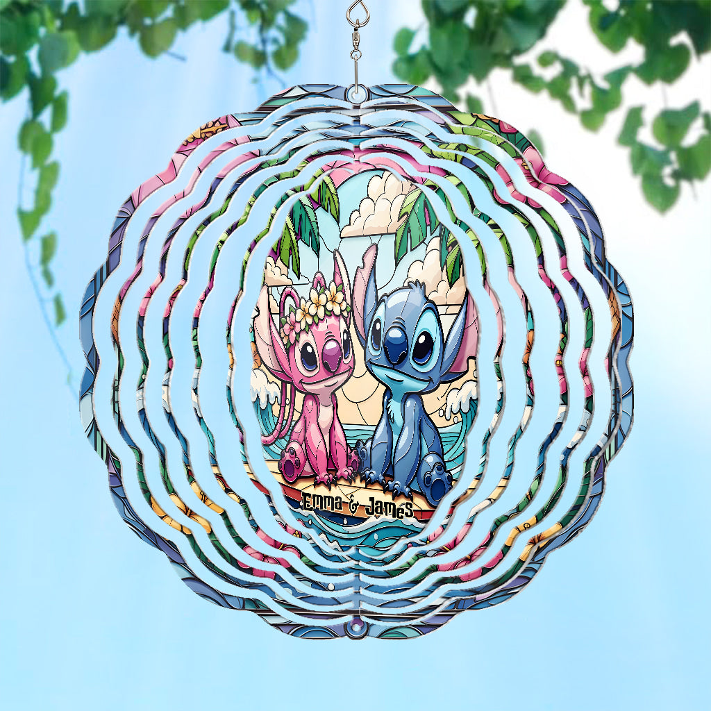Ohana Summer - Personalized Ohana Wind Spinner