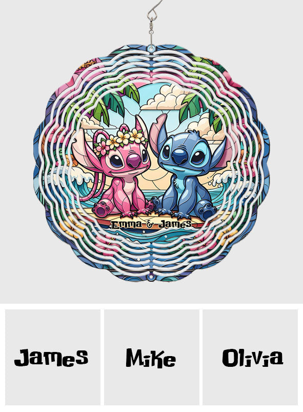 Ohana Summer - Personalized Ohana Wind Spinner
