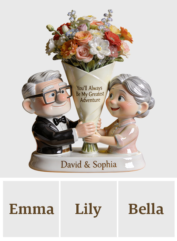 You'll Always Be My Greatest Adventure - Personalized Up Movie Couple Custom Shaped Acrylic Plaque