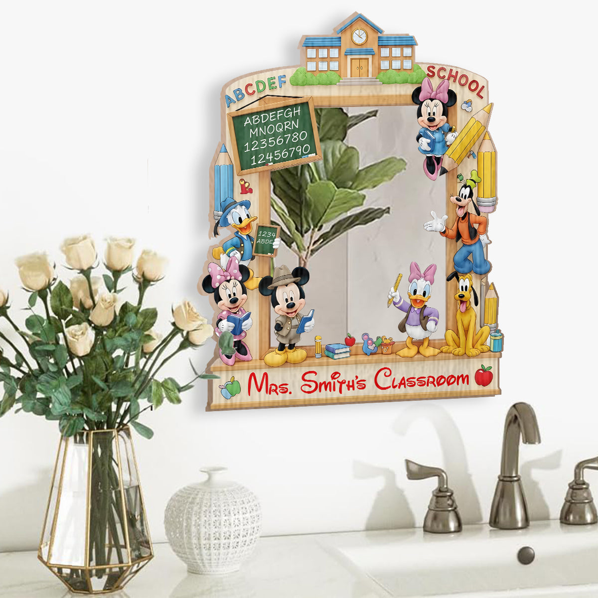 Magical Classroom - Personalized Teacher Wall Hanging Mirror