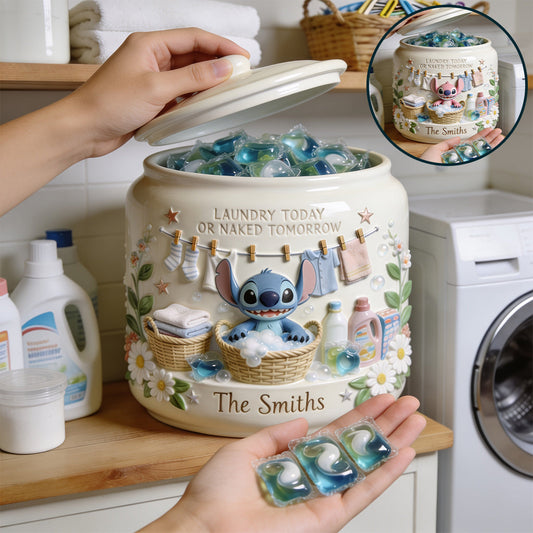 Laundry Today - Personalized Ohana Laundry Pods Jar