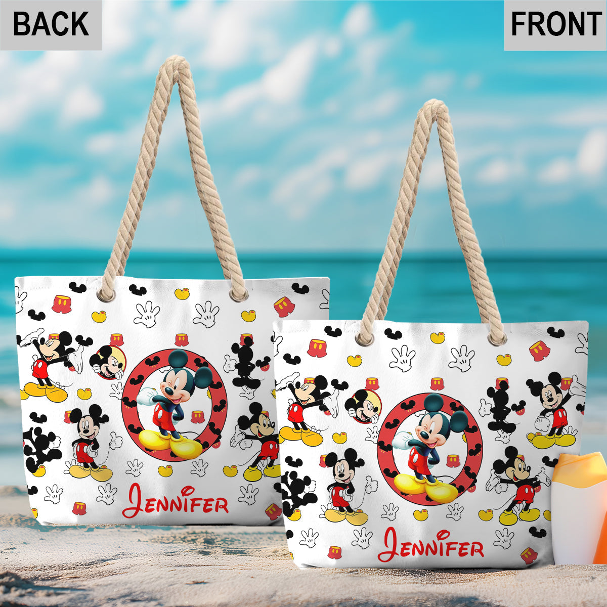Magical Day - Personalized Mouse Beach Bag