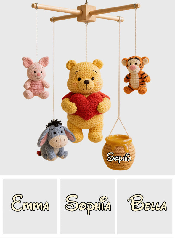 Welcome To The World - Personalized Newborn Crib Mobile
