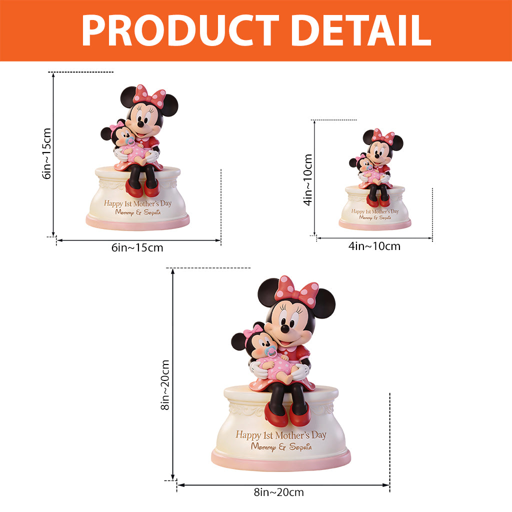 Happy 1st Mother's Day - Personalized Mother Custom Shaped Acrylic Plaque