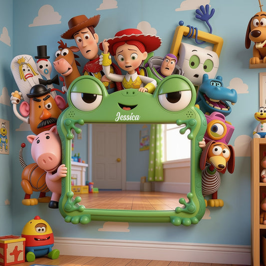 Cute Friends - Personalized Movie For Kids Wall Hanging Mirror