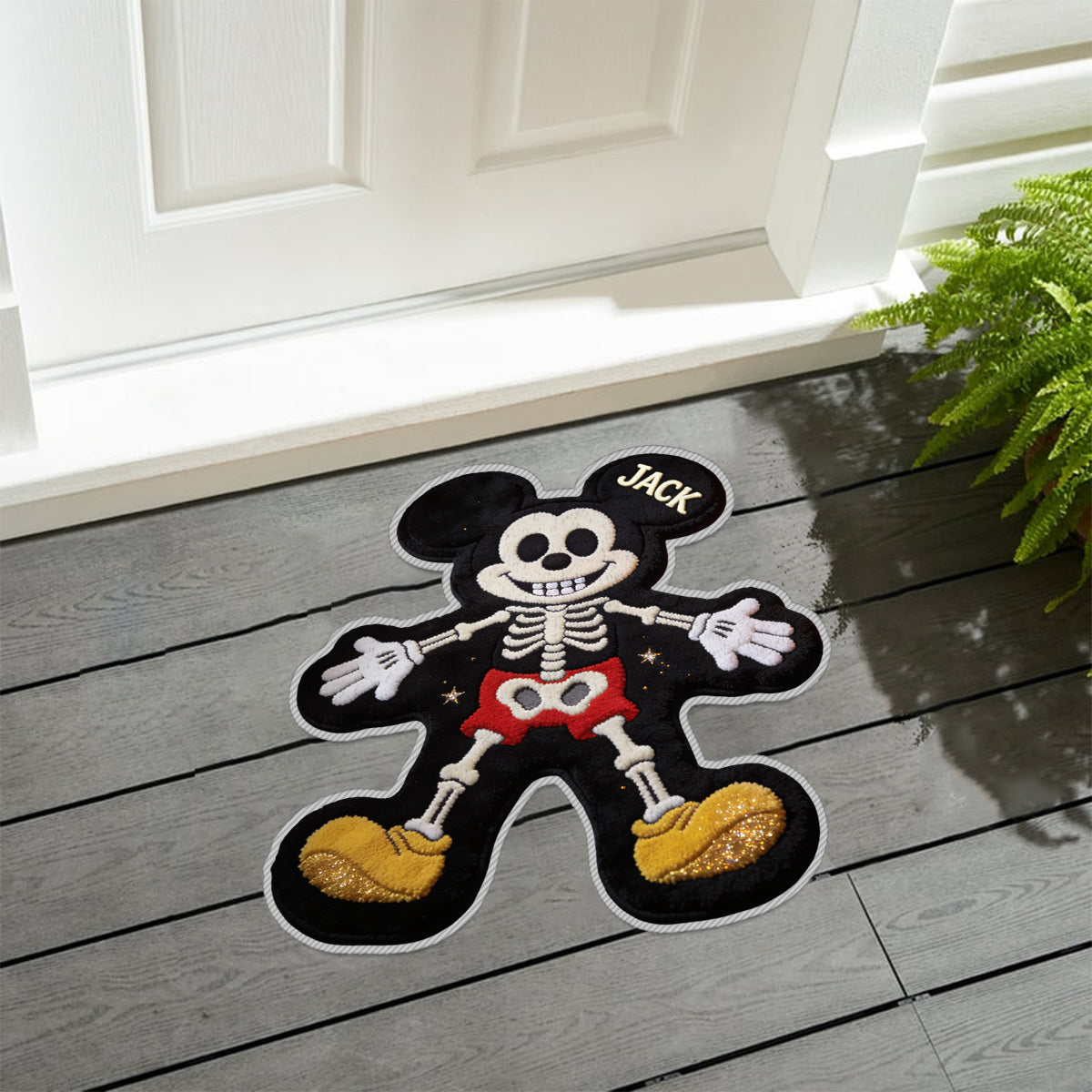 Spooky Friends - Personalized Mouse Non-Slip Tufted Rug