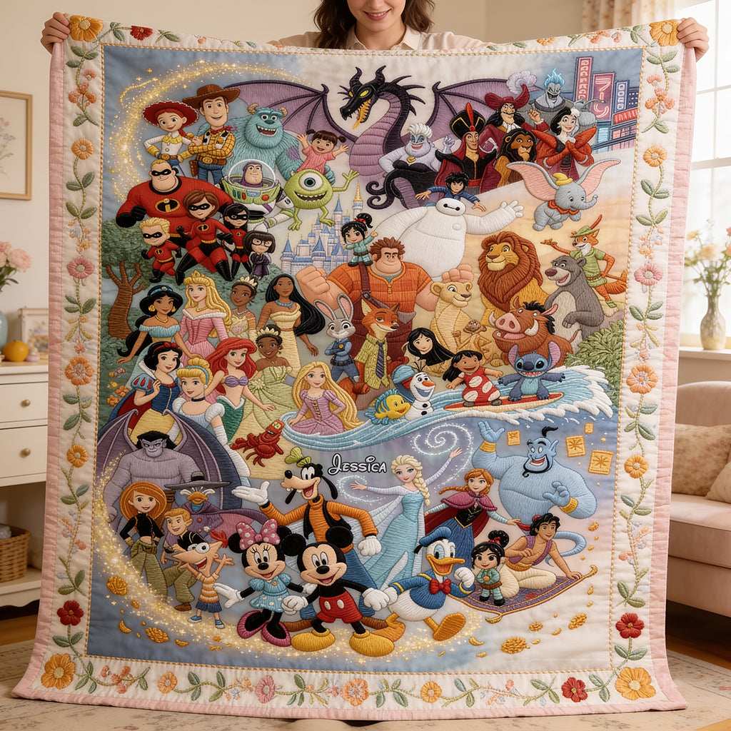 Believe In Magic - Personalized Mouse Blanket