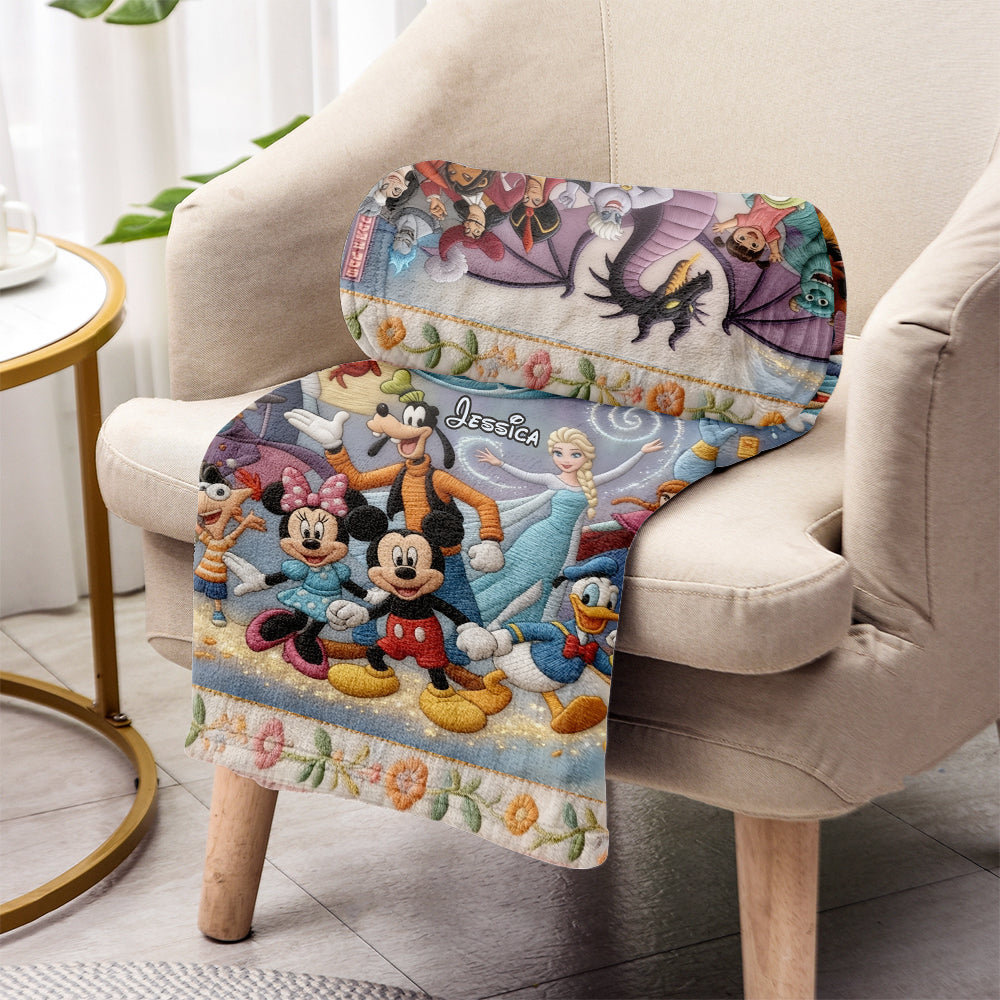 Believe In Magic - Personalized Mouse Blanket