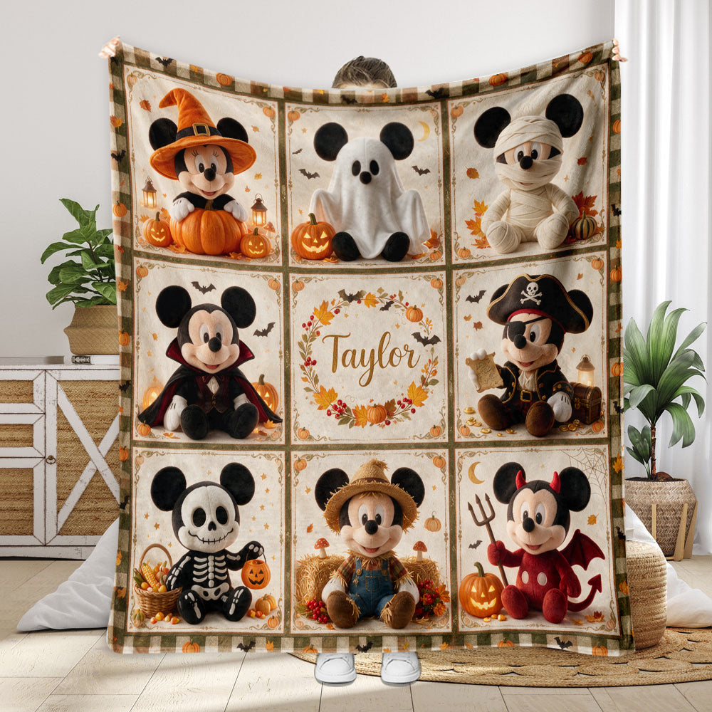 Spooky Magical Friend - Personalized Mouse Blanket