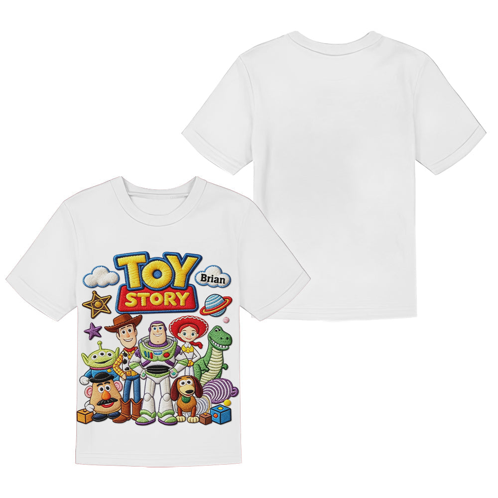 Toy Box Adventures - Personalized Toy Story Kid T-shirt & Shorts
