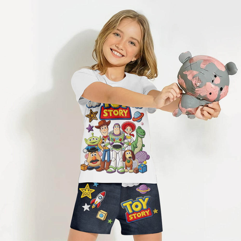 Toy Box Adventures - Personalized Toy Story Kid T-shirt & Shorts