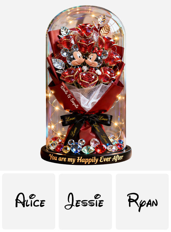 You are my Happily Ever After - Personalized Mouse Custom Shaped Acrylic Plaque