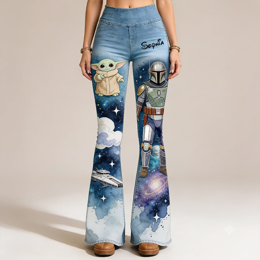 Cute Baby - Personalized The Force Flare Leggings
