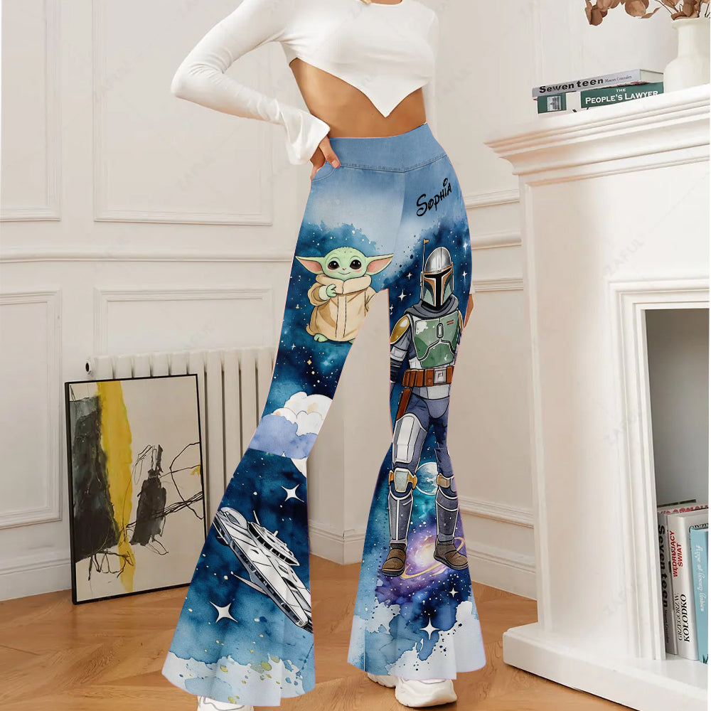 Cute Baby - Personalized The Force Flare Leggings