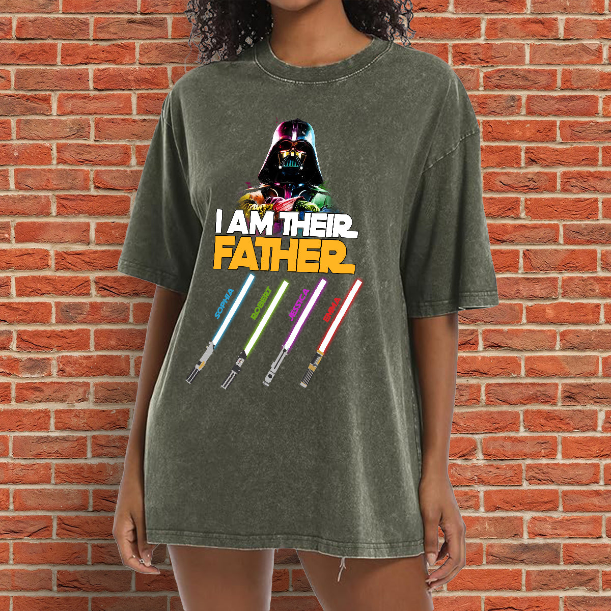 I Am Their Father - Personalized Father Wash T-shirt
