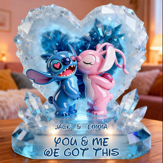 This Is Us - Personalized Ohana Custom Shaped Acrylic Plaque