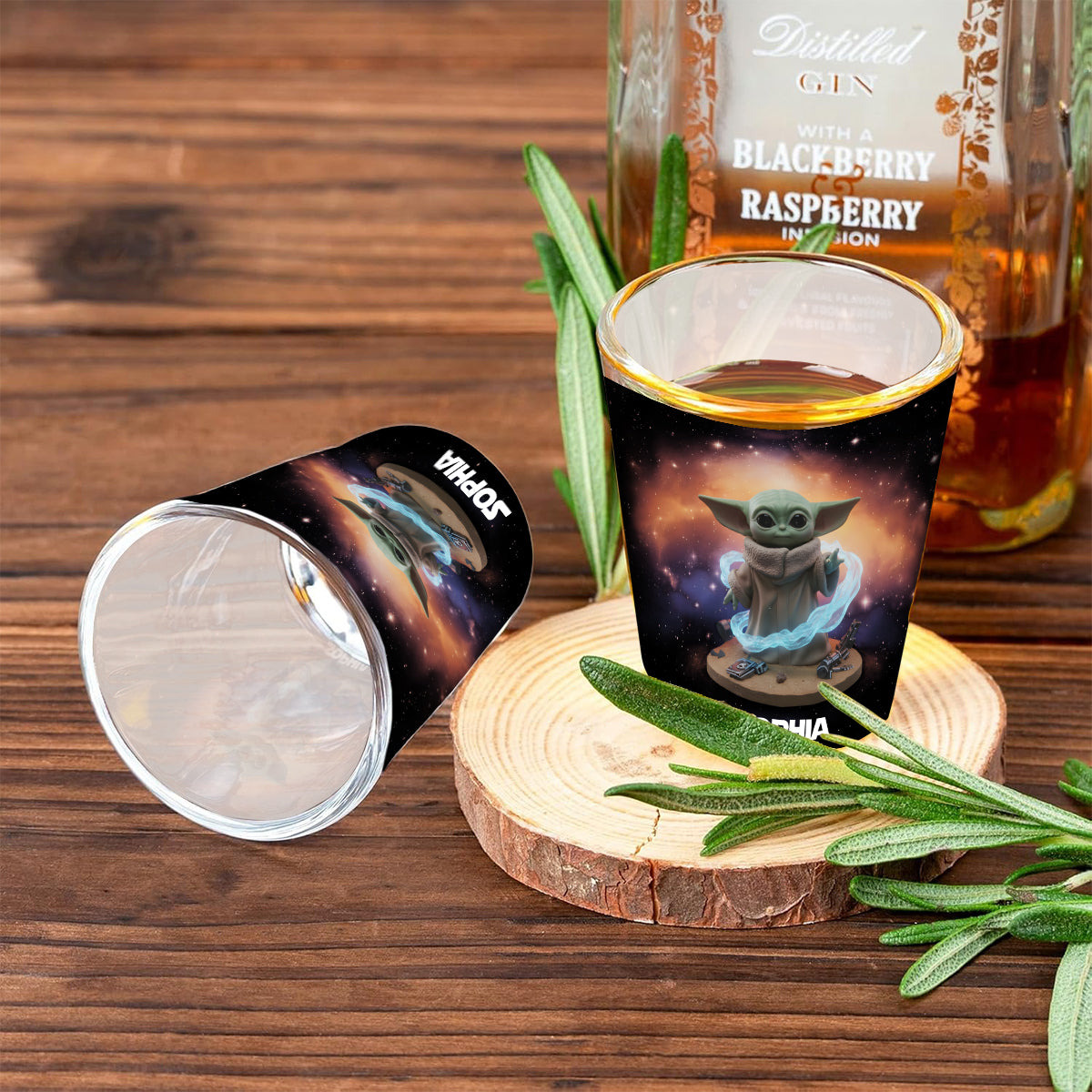 Galaxy Wars - Personalized The Force Shot Glasses Set