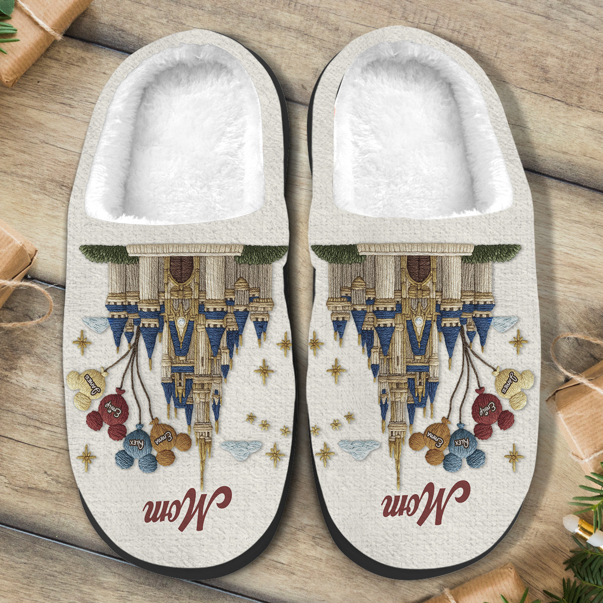 Magical Castle - Personalized Mouse Slippers