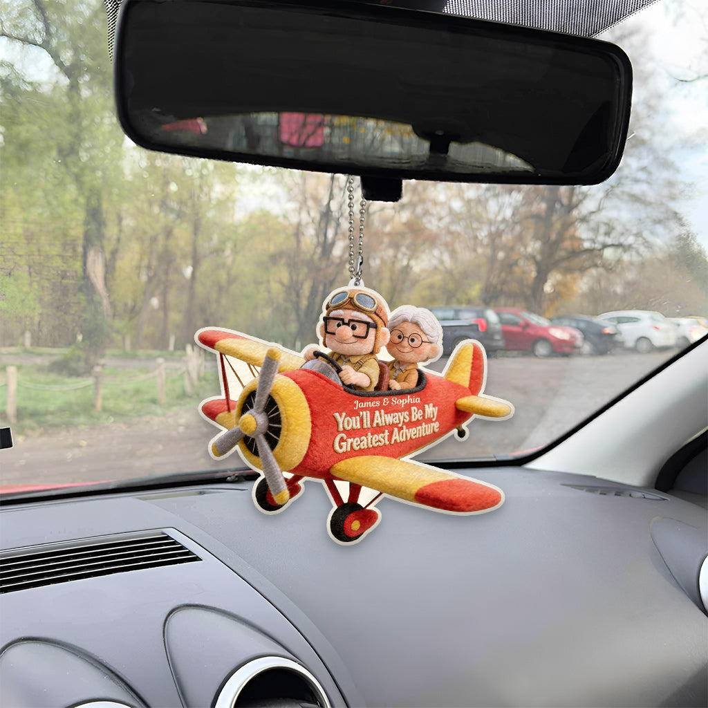 My Greatest Adventure - Personalized Up Movie Couple Plush Keychain