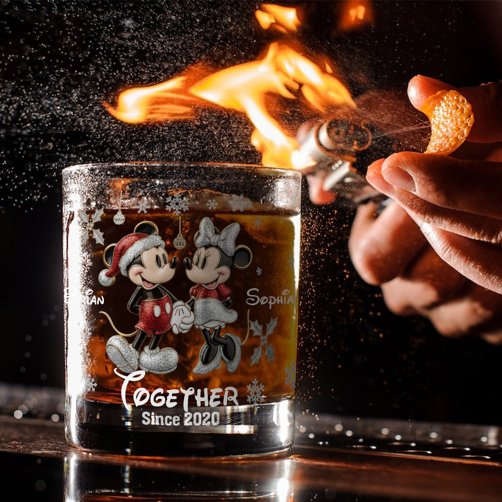 Together Since - Personalized Mouse Whiskey Glass