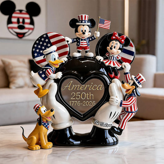 Patriotic Mouse - Personalized Mouse Custom Shaped Acrylic Plaque