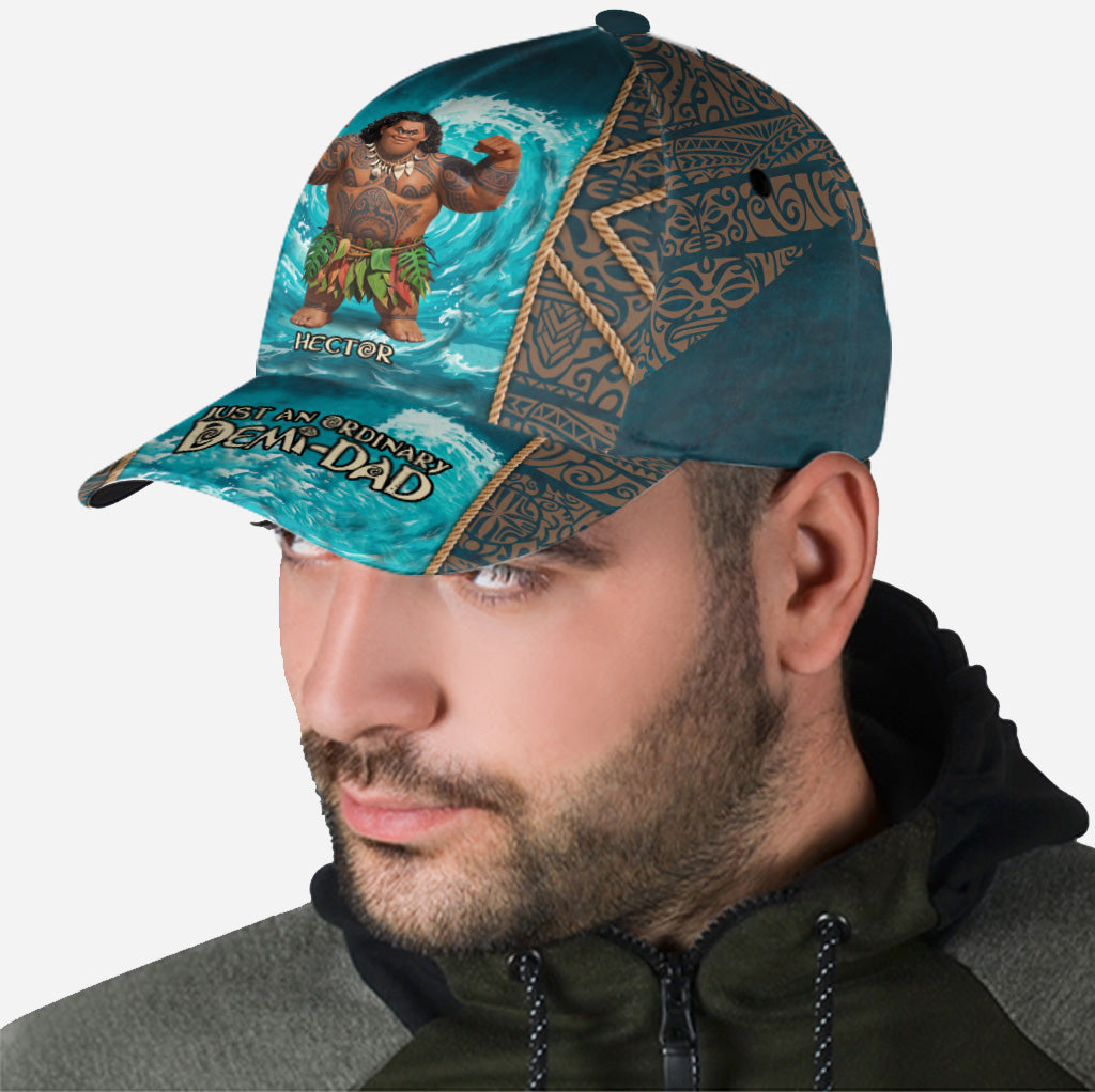 Just An Ordinary Demi-Dad - Personalized Hawaii Movie Classic Cap