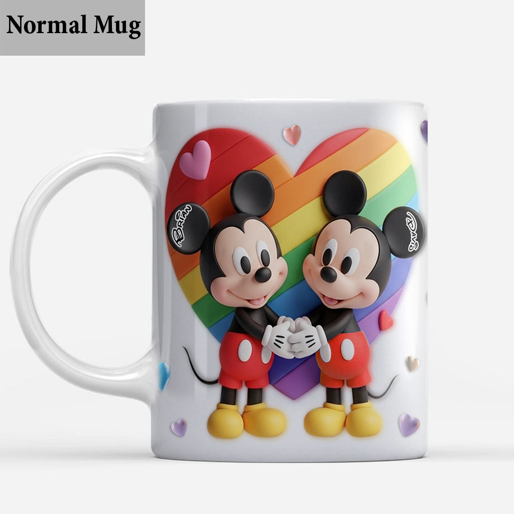Love Is Love - Personalized LGBT Support Mug
