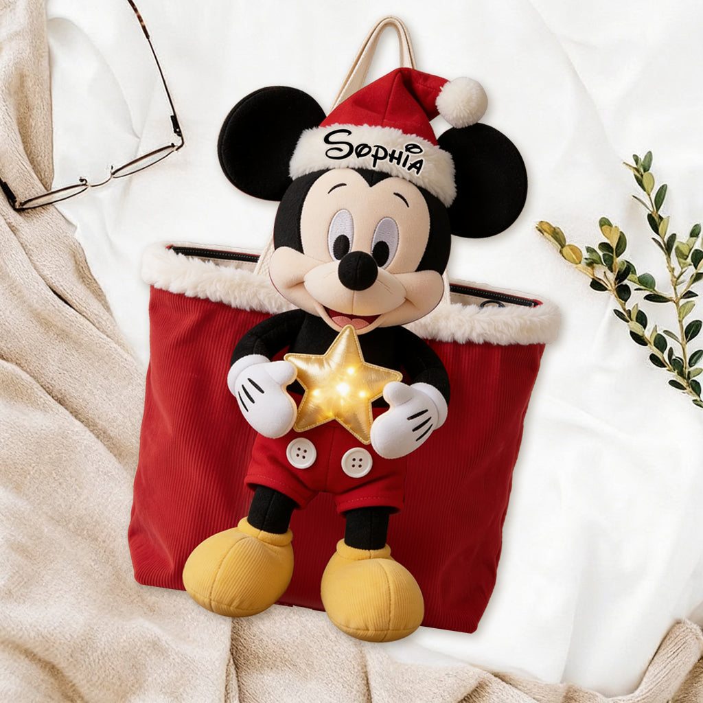Magical Christmas - Personalized Mouse Custom Shape Tote Bag
