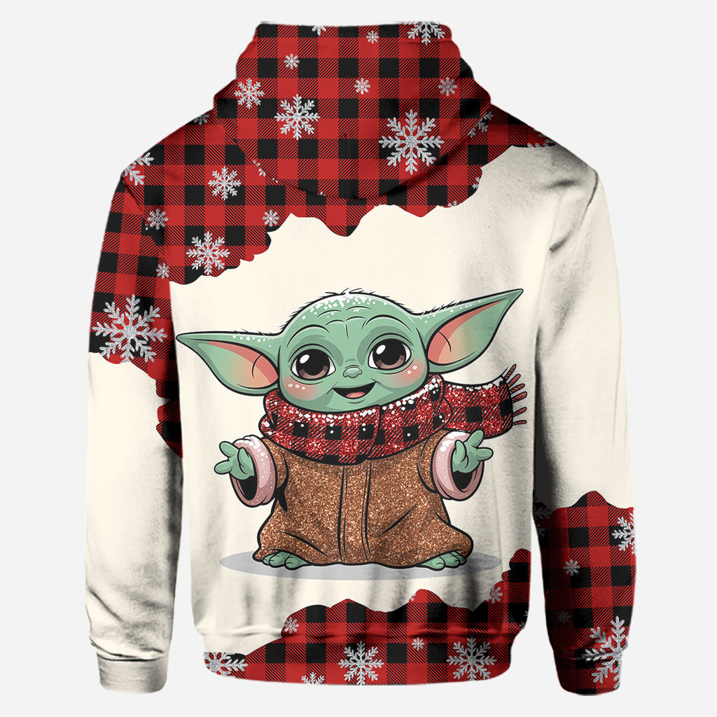 Merry Christmas - Personalized The Force Hoodie and Leggings