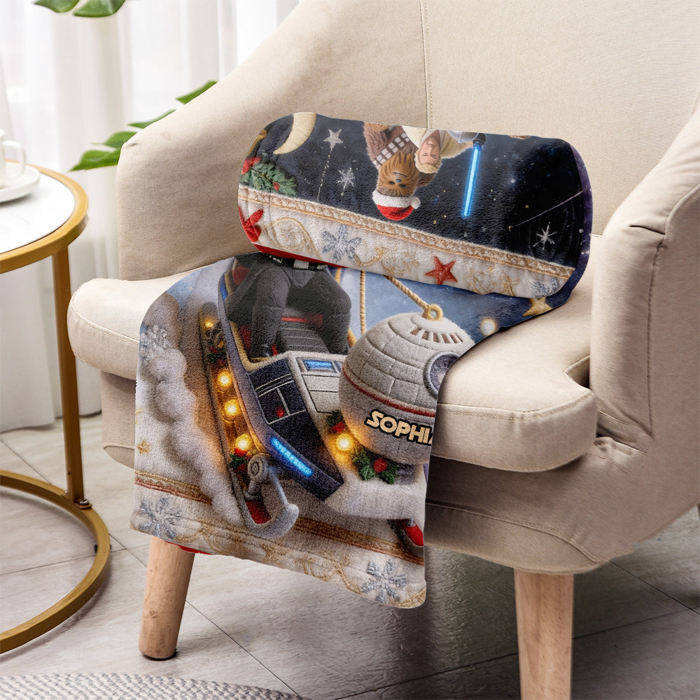 Merry Christmas - Personalized The Force Blanket