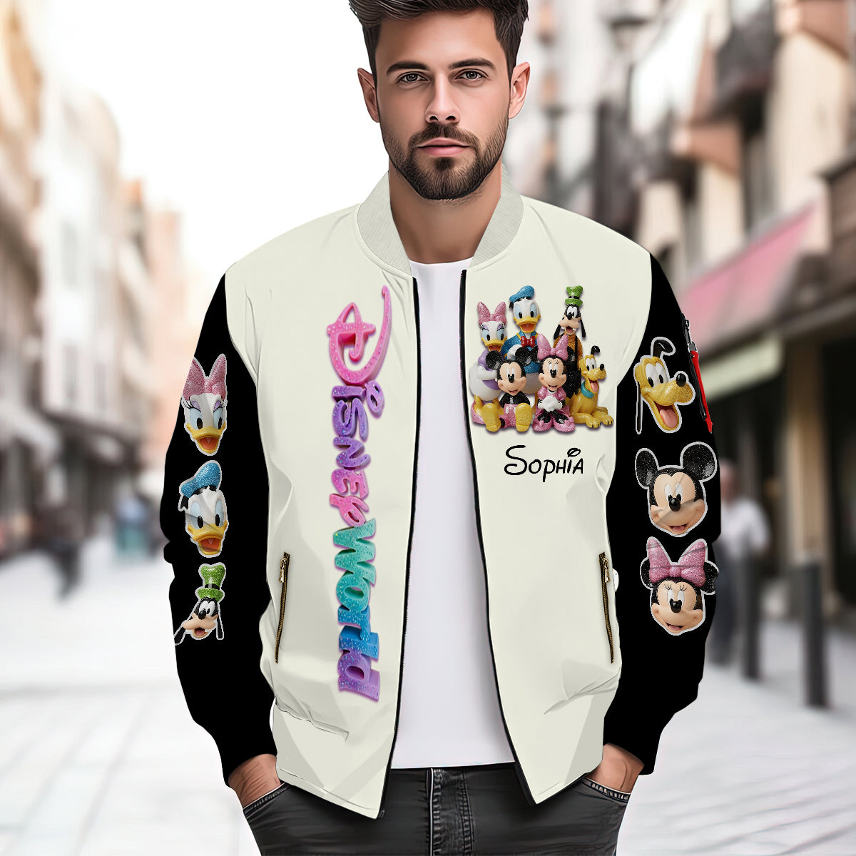 Magical Moments - Personalized Mouse Bomber Jacket
