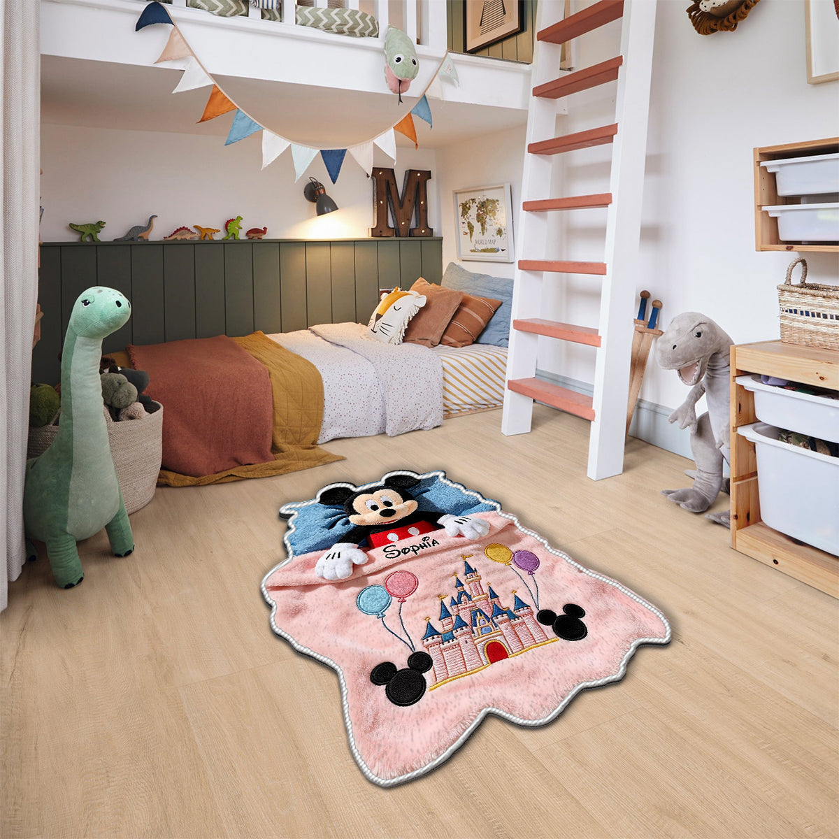 Magical Friends - Personalized Dream Trip Non-Slip Tufted Rug