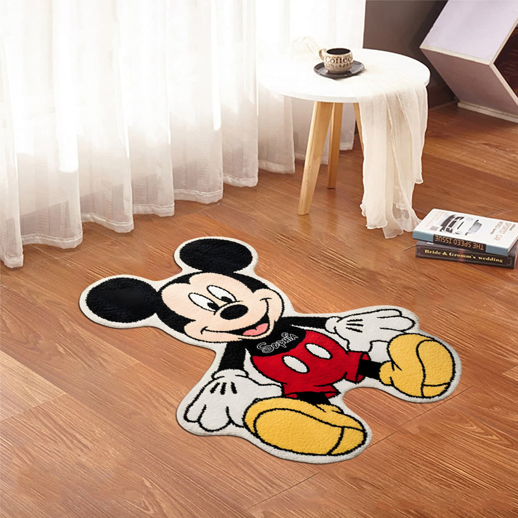 Magic Room - Personalized Mouse Shaped Doormat/ Rug