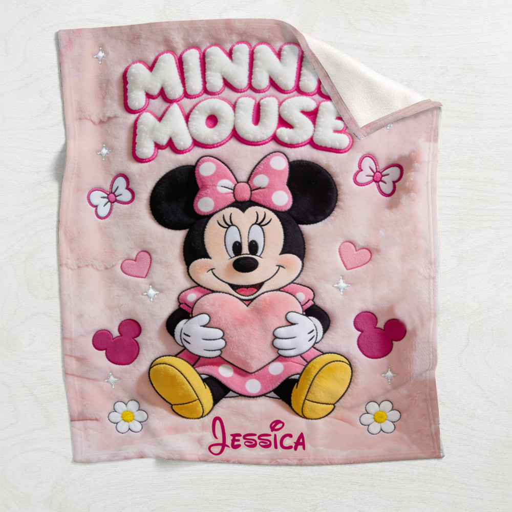 Magical Friends - Personalized Mouse Blanket
