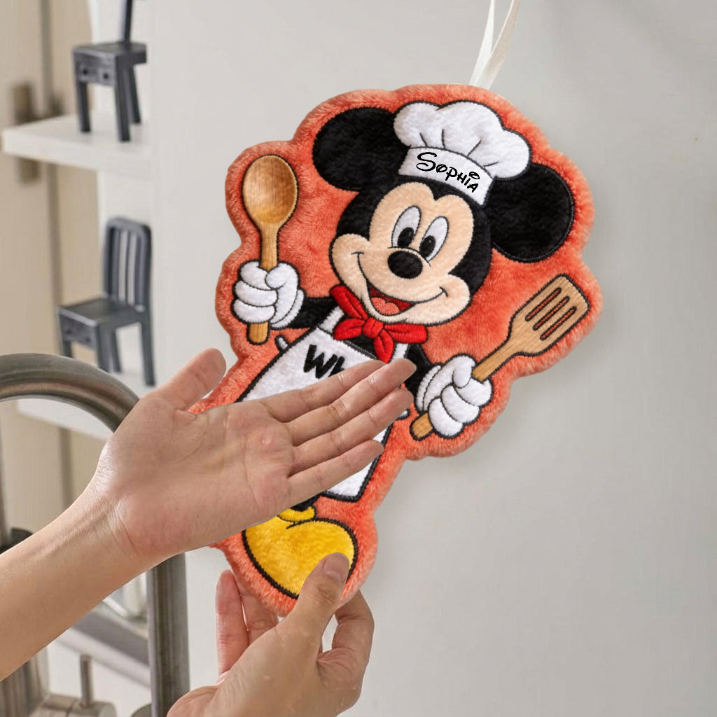 Whisk Me Away! - Personalized Mouse Hand Towel
