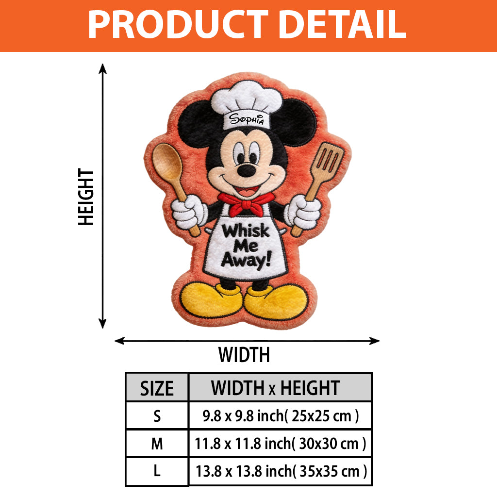 Whisk Me Away! - Personalized Mouse Hand Towel