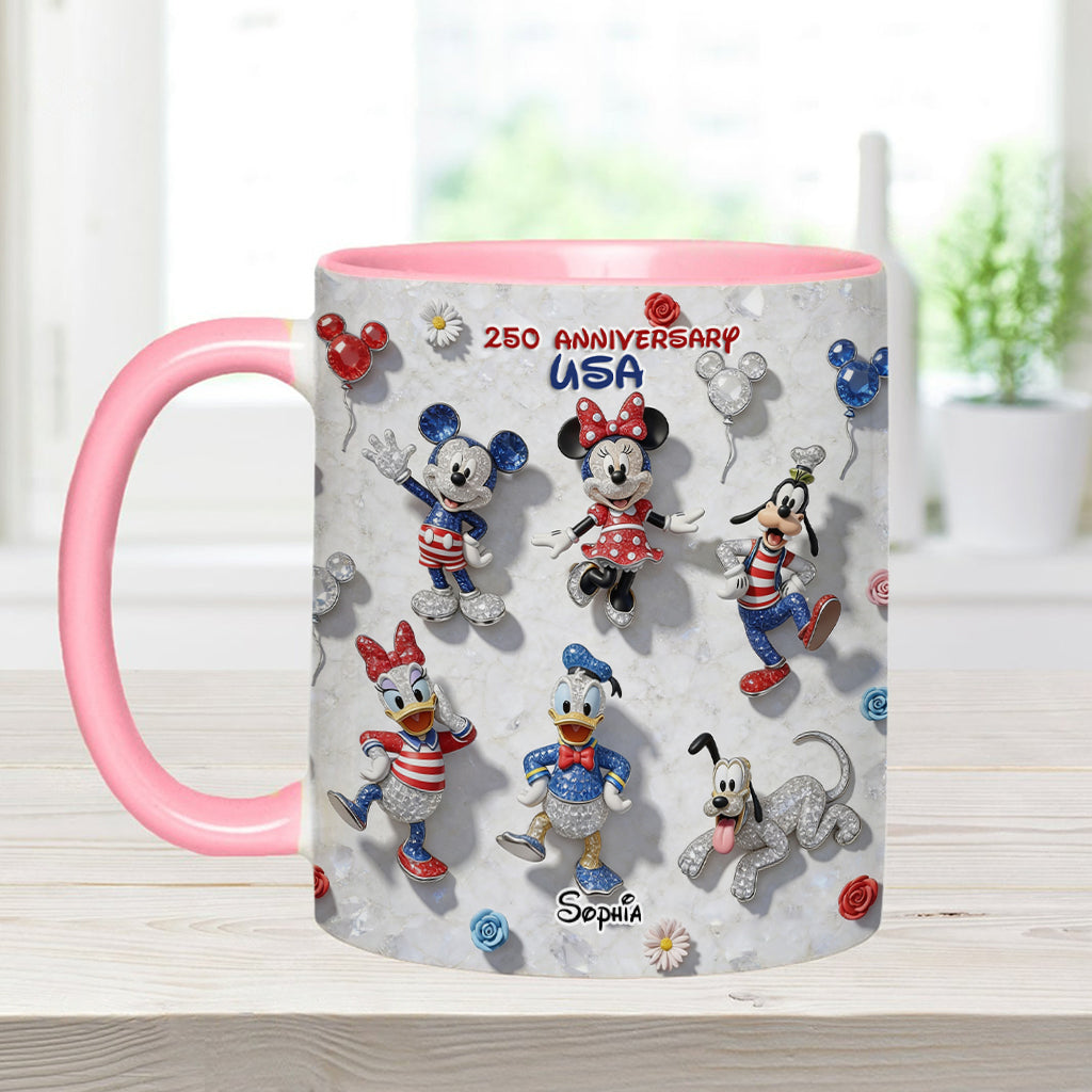 Friends 250 Anniversary - Personalized Mouse Accent Mug & Coaster