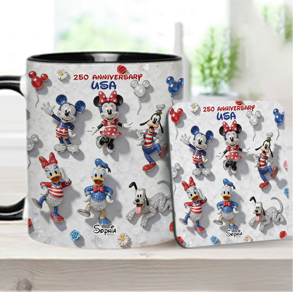 Friends 250 Anniversary - Personalized Mouse Accent Mug & Coaster