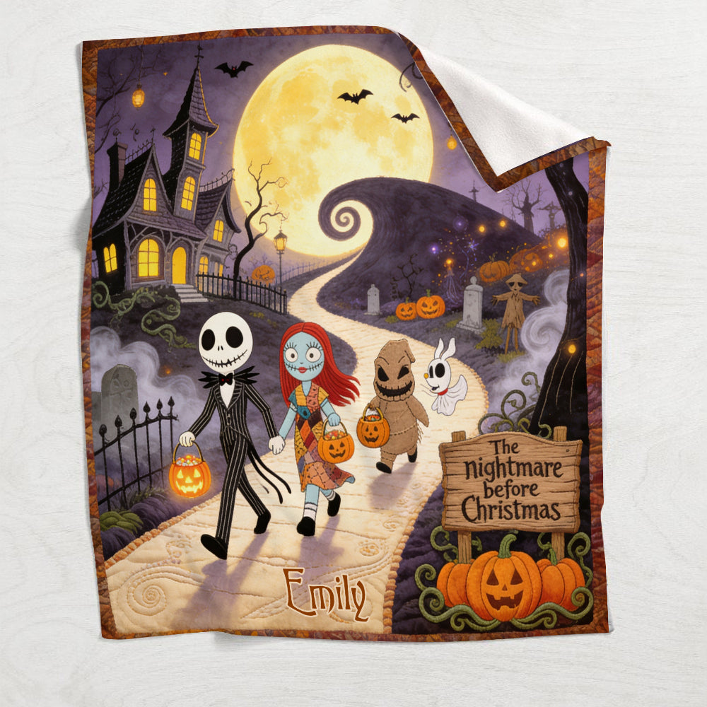 The Nightmare Before Christmas - Personalized Nightmare Blanket