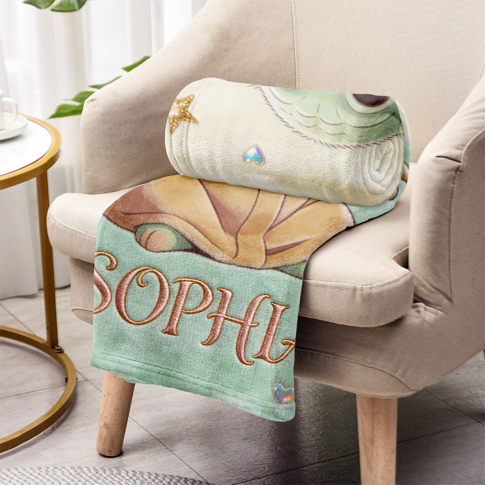 Cute Baby - Personalized The Force Blanket
