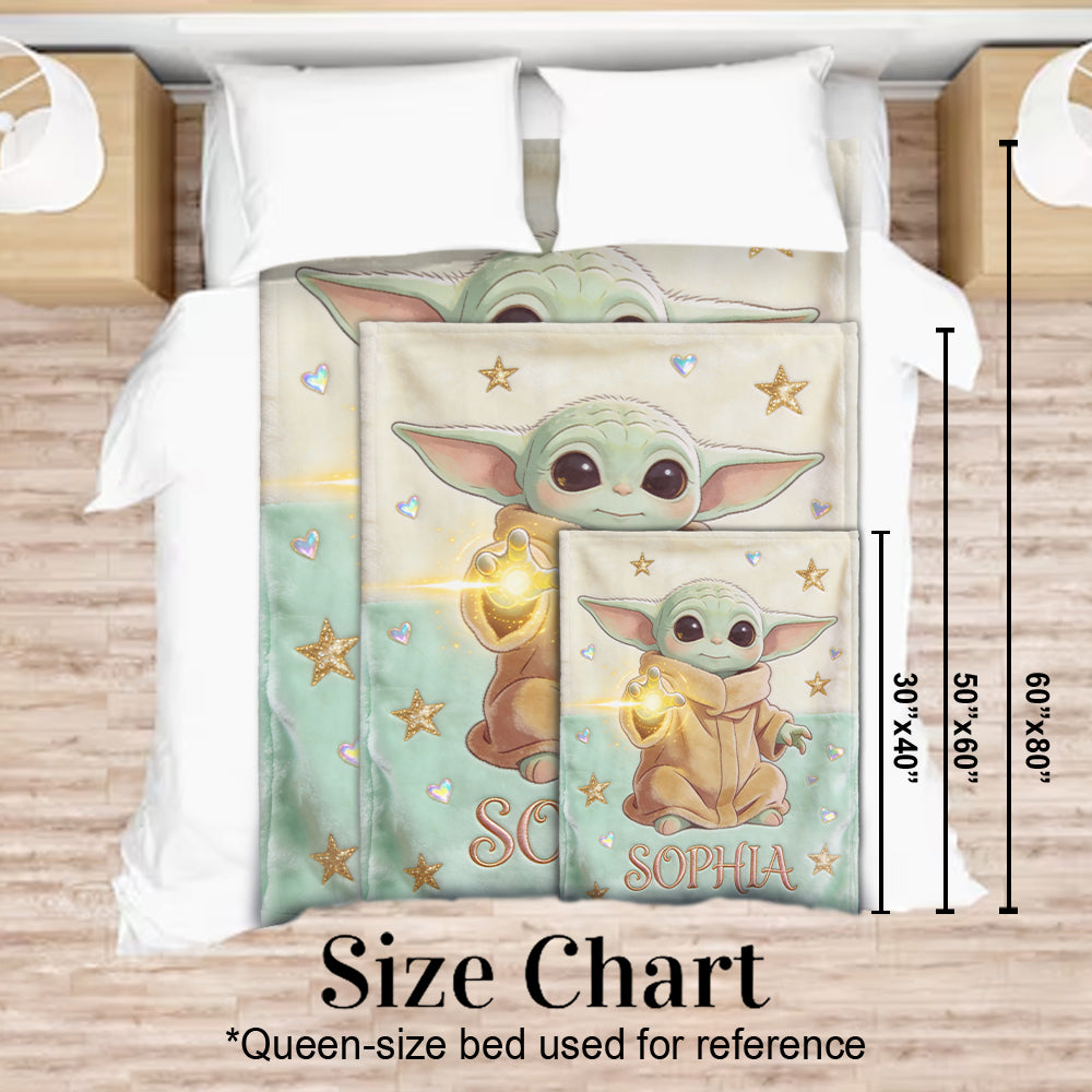Cute Baby - Personalized The Force Blanket