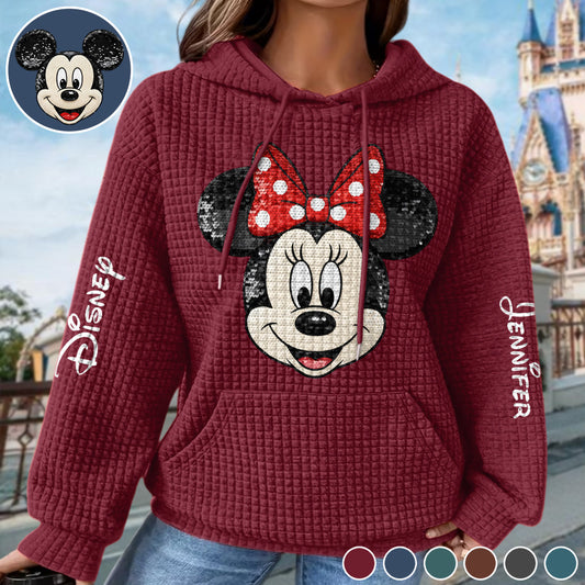Magical Time - Personalized Mouse Waffle Hoodie