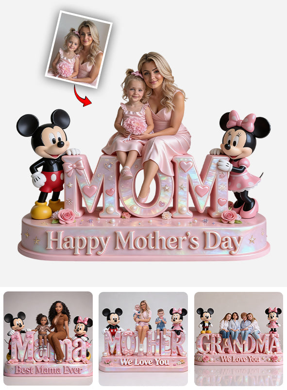Happy Mother's Day - Personalized Mouse Custom Shaped Acrylic Plaque
