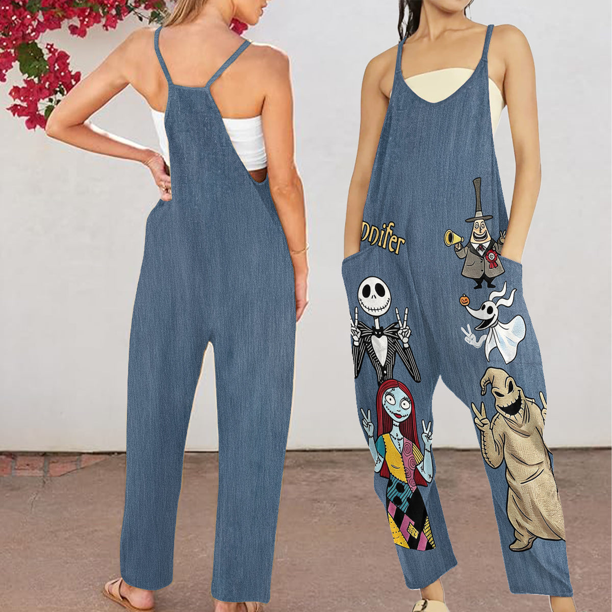 Nightmare Friends - Personalized Nightmare Loose-Fit Overalls/ Rompers