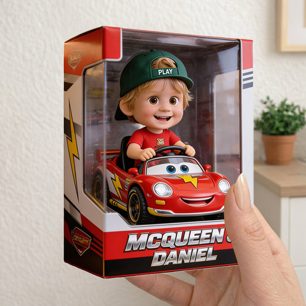 The Little Racer - Personalized Racing Lover Acrylic Display Box