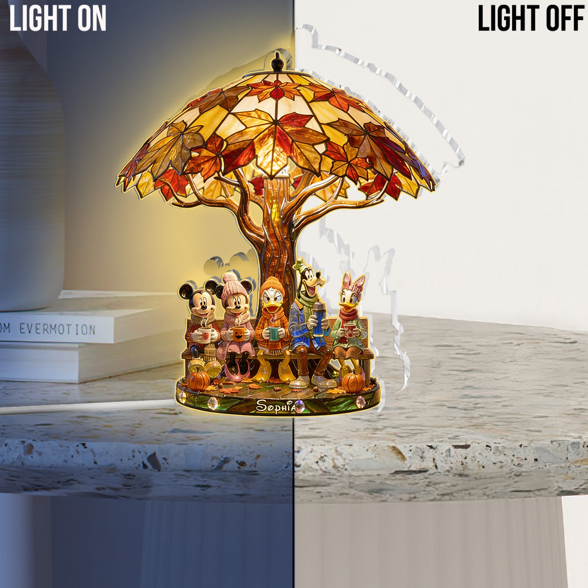 Magical Season - Personalized Mouse Acrylic LED Night Light