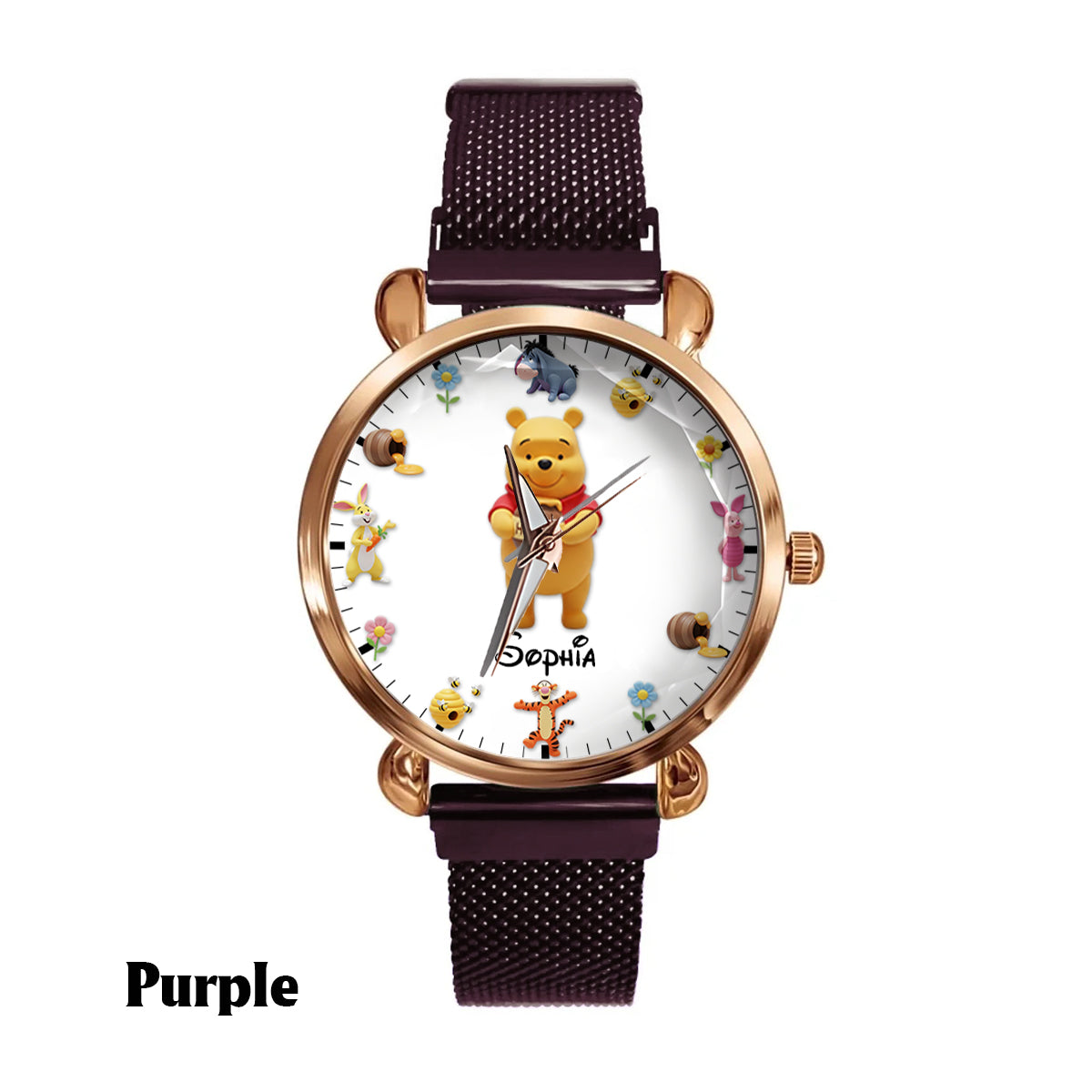 Lovely Honey Bear Pig Tiger - Personalized Mouse Women Hand Watch